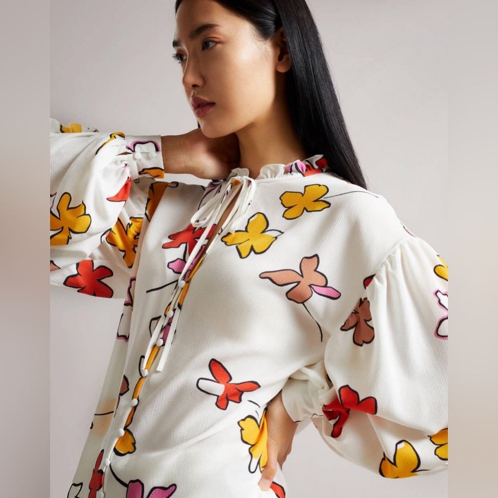 Ted Baker London THURSO Blouse (Size 0 | UK 6/US 2)
